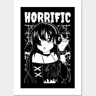 DARK ANIME GIRL Posters and Art